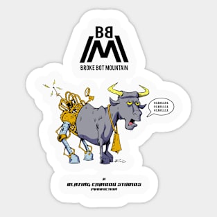 Robot Bull Sticker